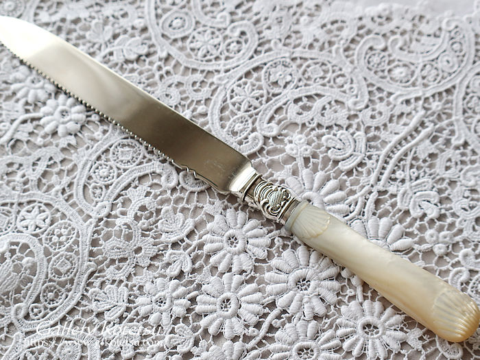 antique silver cake knife アンティークシルバー　ケーキナイフ