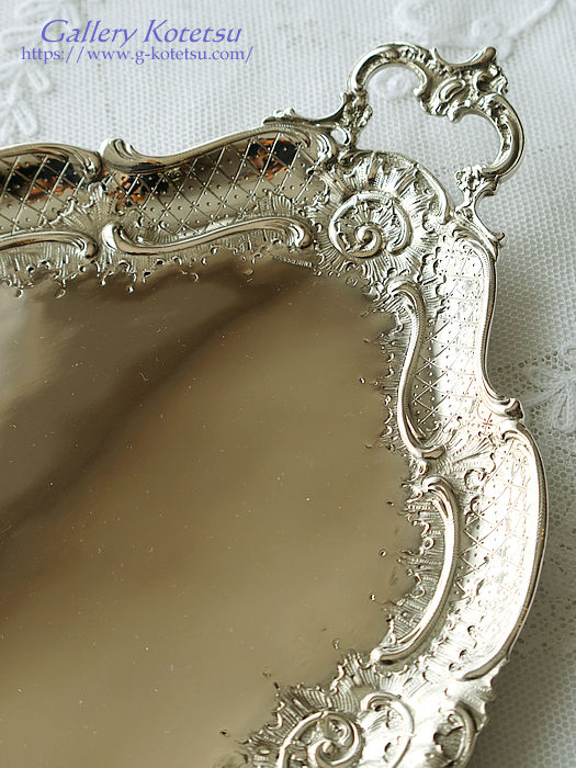 antique silver tray �A���e�B�[�N�V���o�[�@�g���[