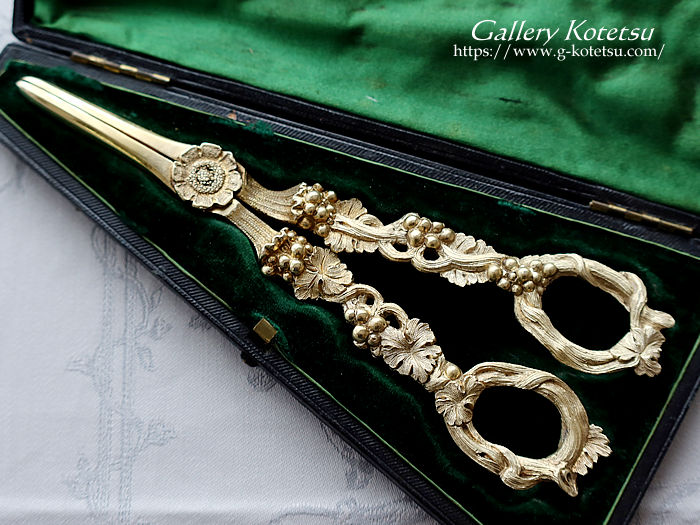antique silver grape scissers �A���e�B�[�N�V���o�[�@�O���[�v�V�U�[�Y
