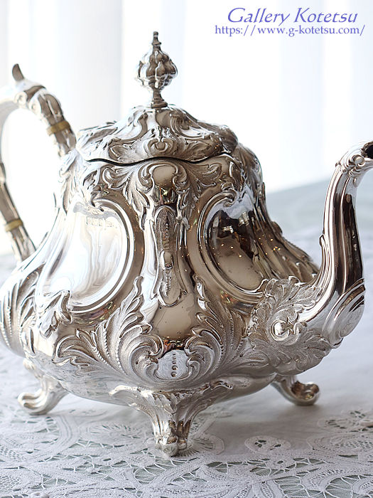 antique silver tea pot AeB[NVo[@eB[|bg