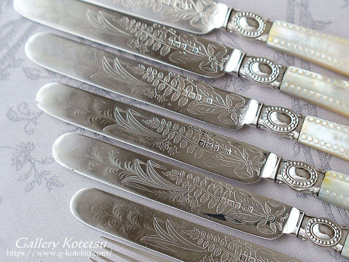 antique silver dessert cutlery AeB[NVo[@fU[gJg[