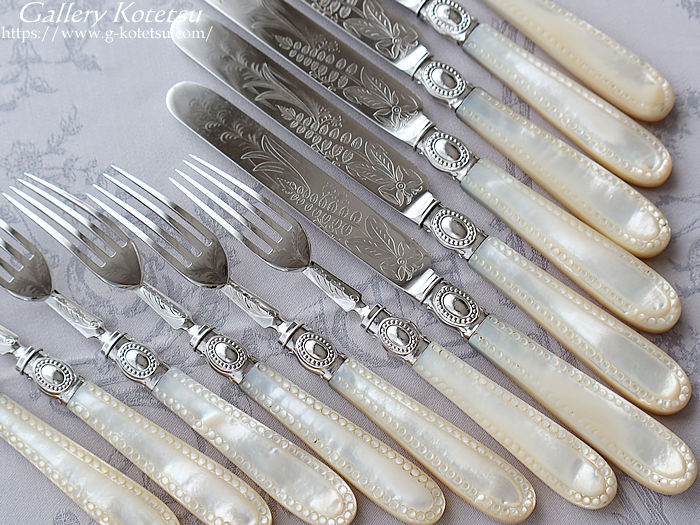 antique silver dessert cutlery AeB[NVo[@fU[gJg[