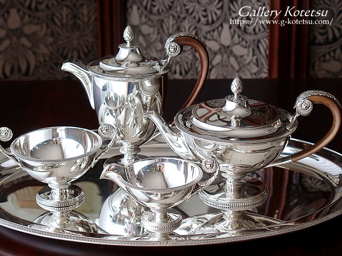 antique silver tea set AeB[NVo[@eB[Zbg