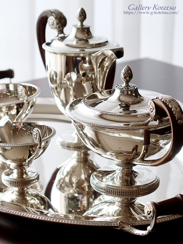 antique silver tea set AeB[NVo[@eB[Zbg