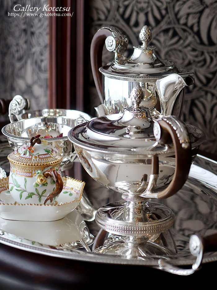 antique silver tea set AeB[NVo[@eB[Zbg