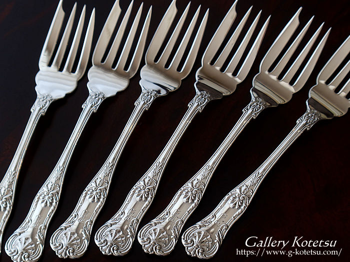 antique silver pastry fork AeB[NVo[@yCXg[tH[N