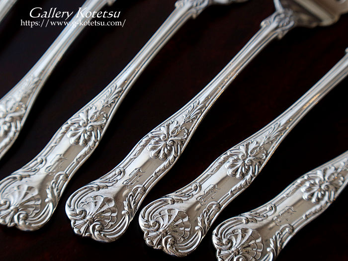 antique silver pastry fork AeB[NVo[@yCXg[tH[N