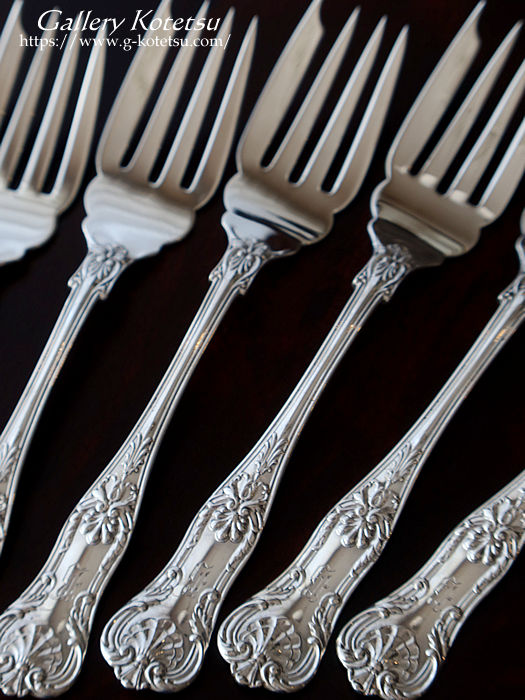 antique silver pastry fork AeB[NVo[@yCXg[tH[N