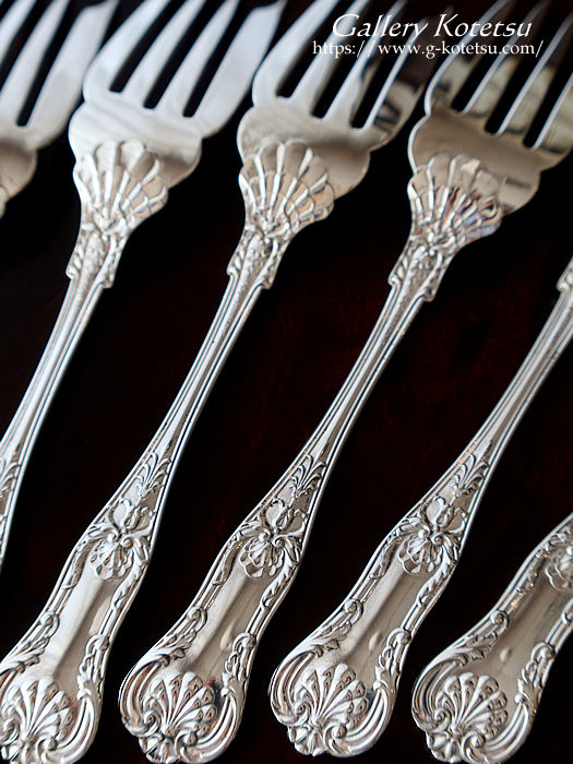 antique silver pastry fork AeB[NVo[@yCXg[tH[N