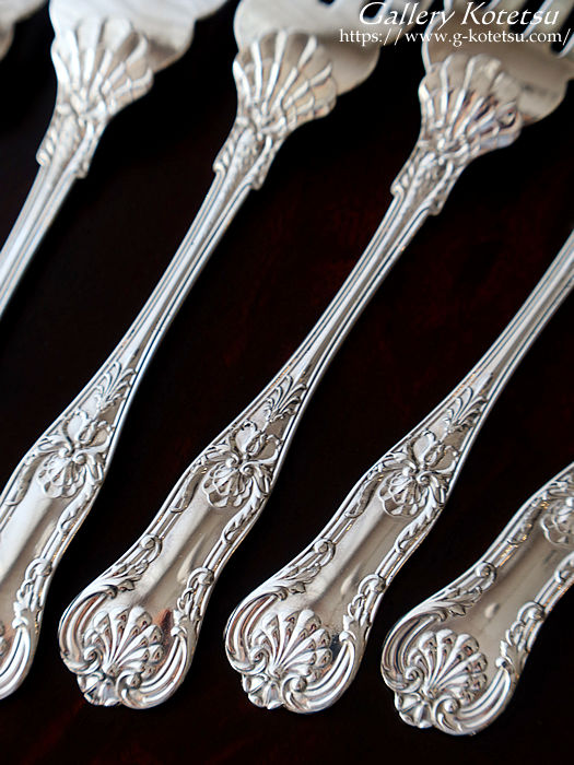 antique silver pastry fork アンティークシルバー　ペイストリーフォーク