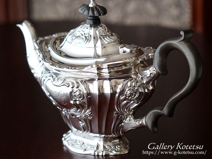 antique silver tea pot AeB[NVo[@eB[|bg