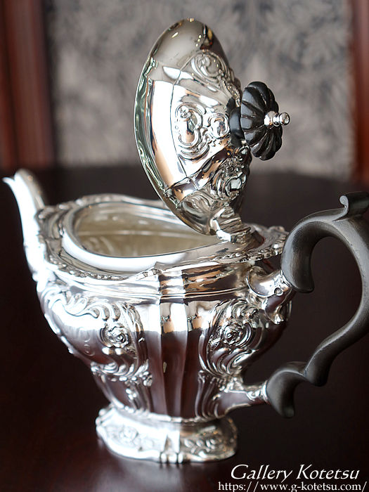 antique silver tea pot AeB[NVo[@eB[|bg