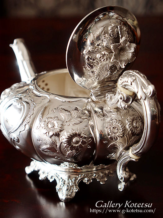 antique silver tea pot AeB[NVo[@eB[|bg