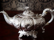 AeB[NVo[eB[Zbg antique silver teaset