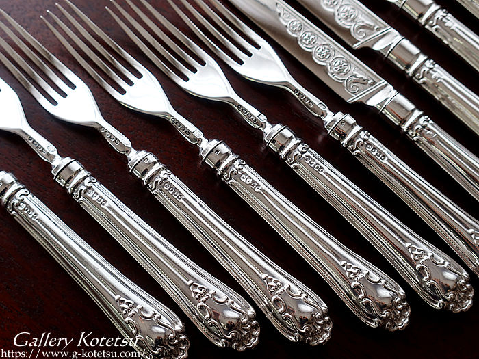 antique silver dessert cutlery AeB[NVo[@fU[gJg[