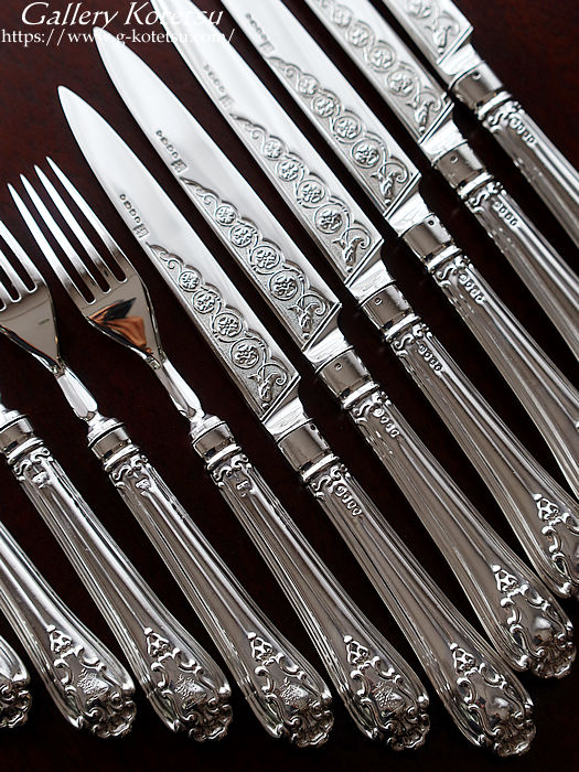 antique silver dessert cutlery AeB[NVo[@fU[gJg[