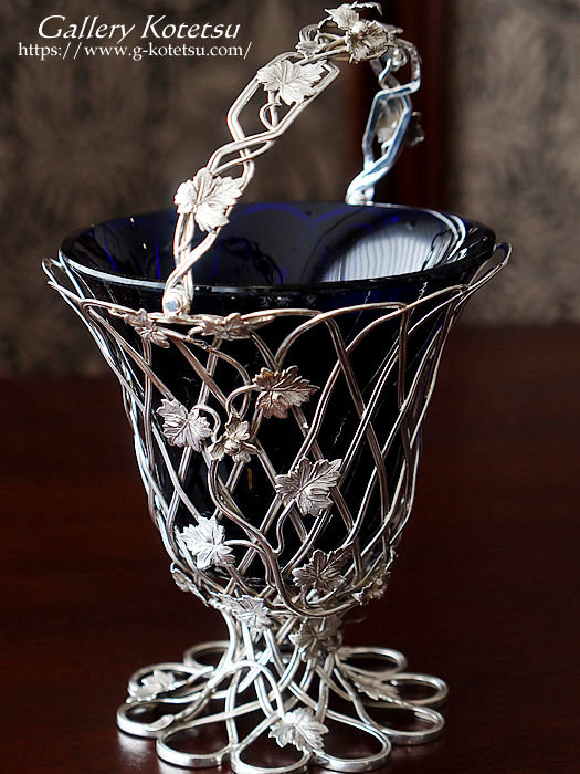 antique silver basket AeB[NVo[@oXPbg