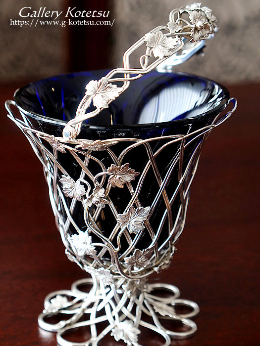 antique silver basket AeB[NVo[@oXPbg