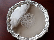 Vo[T@ antique silver salver