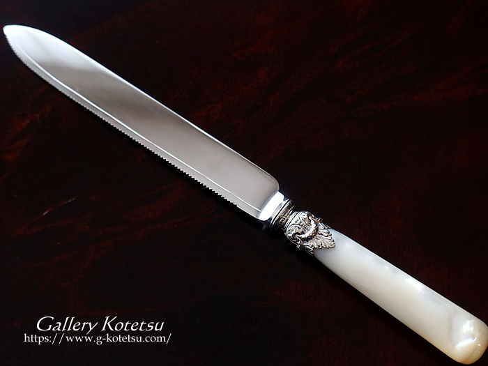アンティークシルバー　ケーキナイフ antique silver cake knife