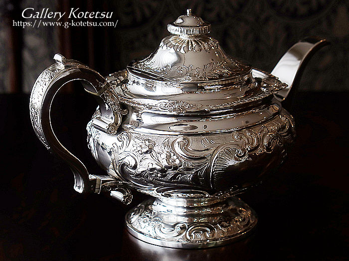 antique silver tea pot AeB[NVo[@eB[|bg