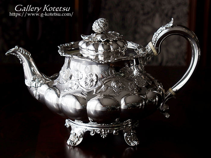 antique silver tea set AeB[NVo[@eB[Zbg