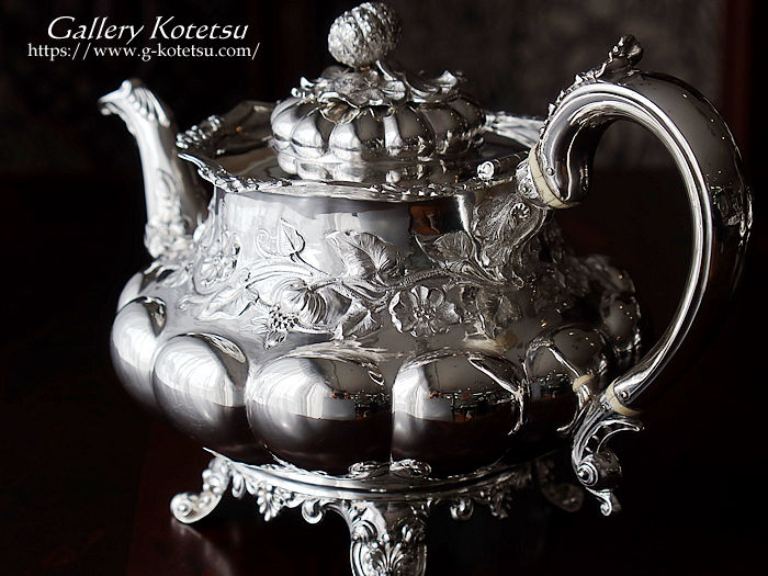 antique silver tea set AeB[NVo[@eB[Zbg