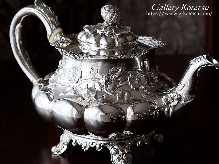 antique silver tea set AeB[NVo[@eB[Zbg