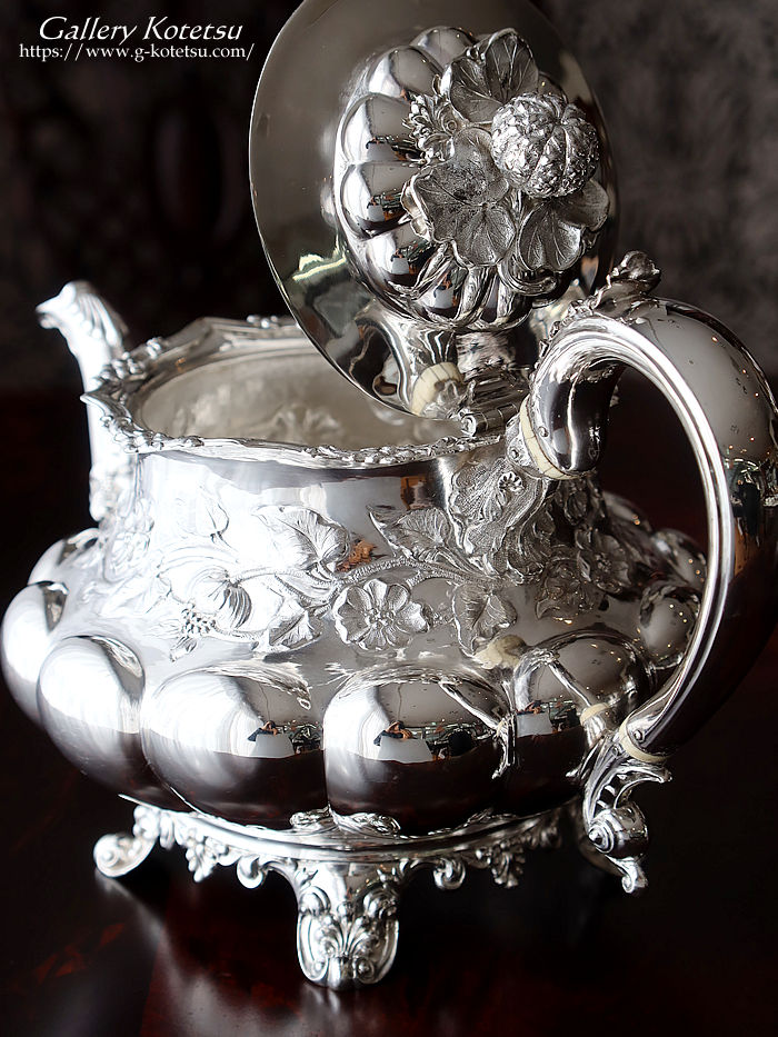 antique silver tea set AeB[NVo[@eB[Zbg