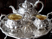 AeB[NVo[eB[Zbg antique silver teaset