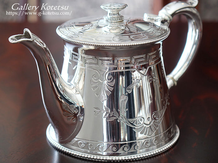 antique silver tea pot AeB[NVo[@eB[|bg