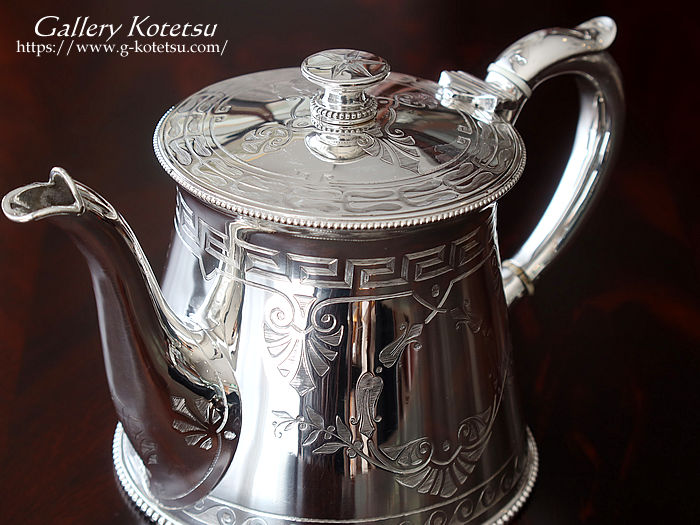 antique silver tea pot AeB[NVo[@eB[|bg