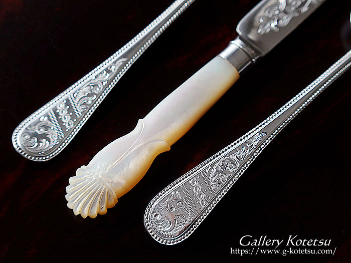 antique silver cutlery アンティークシルバー