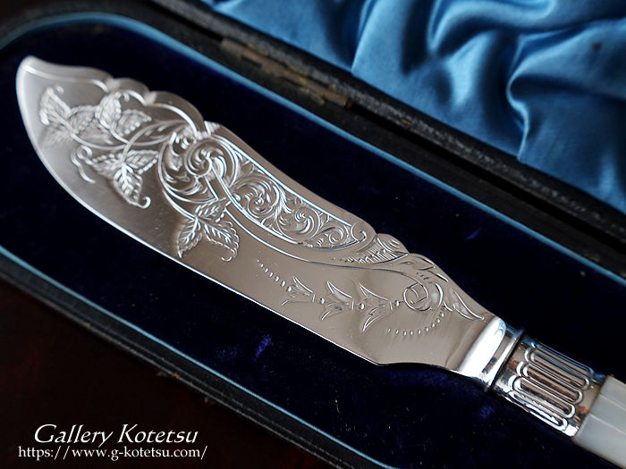 antique silver butter knife AeB[NVo[