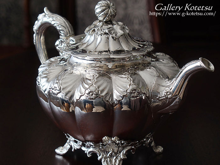 antique silver tea pot AeB[NVo[@eB[|bg