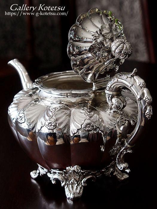 antique silver tea pot AeB[NVo[@eB[|bg