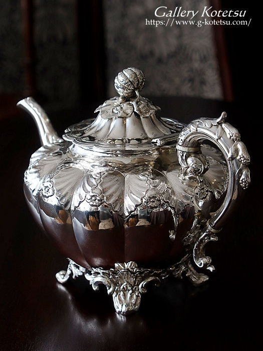 antique silver tea pot AeB[NVo[@eB[|bg