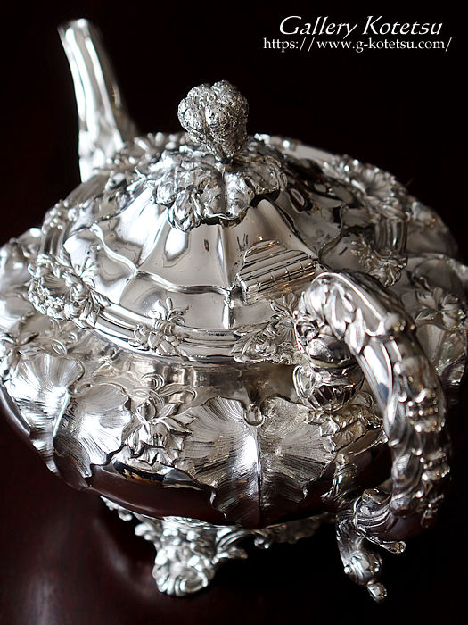 antique silver tea pot AeB[NVo[@eB[|bg