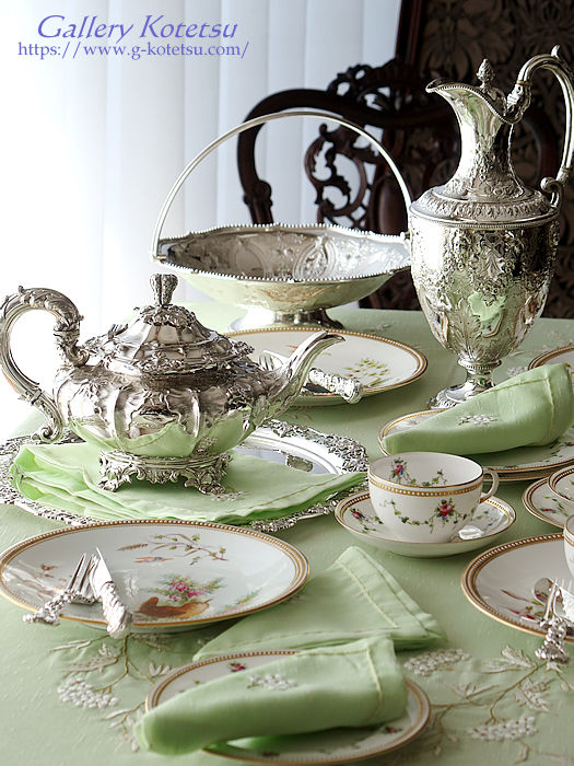 antique silver tea pot AeB[NVo[@eB[|bg