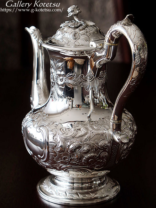 antique silver tea pot AeB[NVo[@eB[|bg