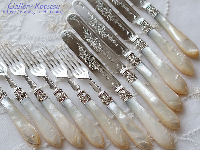 antique silver dessert cutlery AeB[NVo[@fU[gJg[