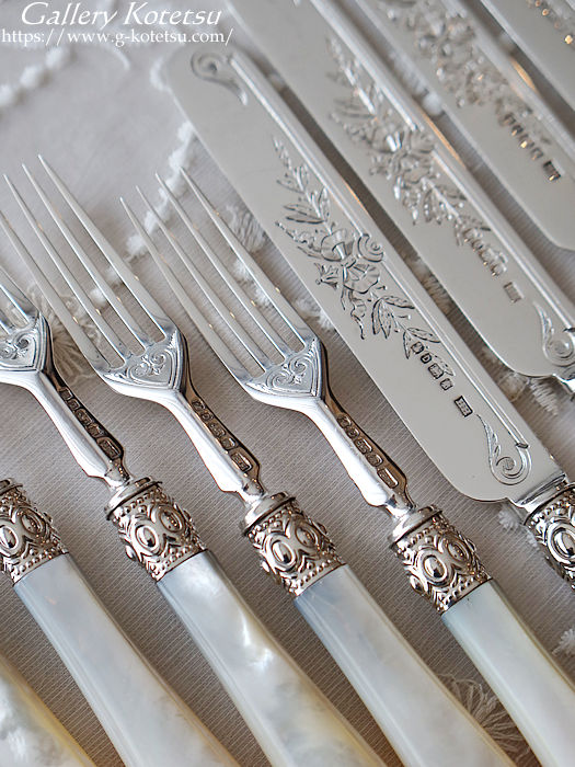 antique silver dessert cutlery AeB[NVo[@fU[gJg[