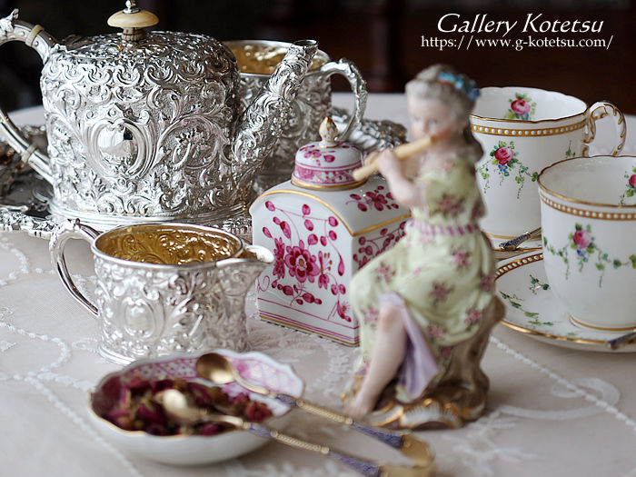 antique silver tea set AeB[NVo[@eB[Zbg