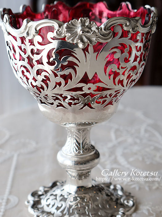 antique silver compote AeB[NVo[@R|[g