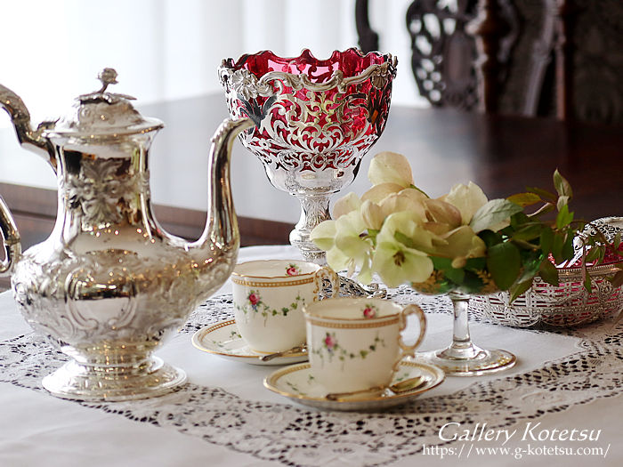 antique silver tea set AeB[NVo[@eB[Zbg