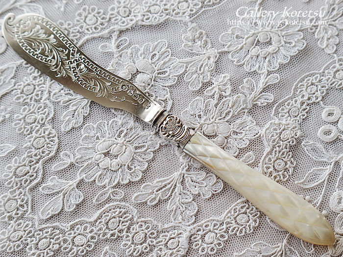 AeB[NVo[@o^[iCt antique silver butter knife