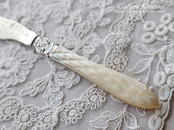 AeB[NVo[@o^[iCt antique silver butter knife