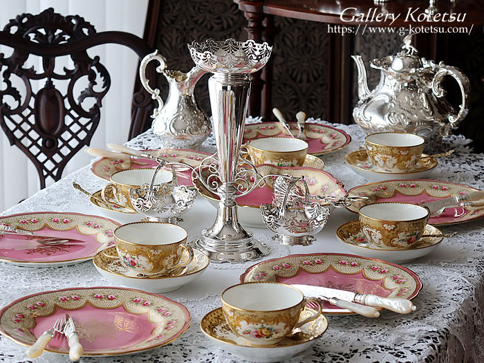AeB[NVo[@Cp[ antique silver epergne