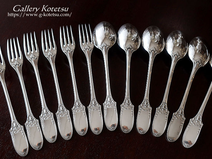 antique silver spoon fork AeB[NVo[@fU[gXv[tH[N