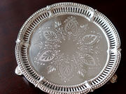 Vo[T@ antique silver salver